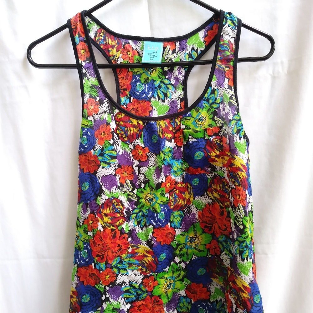 h.i.p. Floral tank top XS